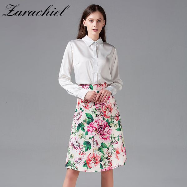 skirts elegant women two piece sets long sleeve white shirt + high waist flower print skirt set office ladies female outfits, Black
skirts elegant women two piece sets long sleeve white shirt + high waist flower print skirt set office ladies female outfits, Black