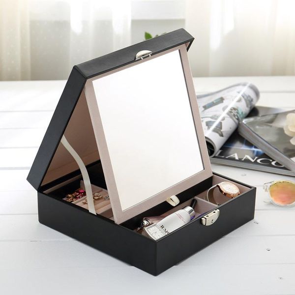 storage boxes & bins pure color multifunctional cosmetic box creative jewelry wooden with mirror and lock drawer organizer treasure chest
storage boxes & bins pure color multifunctional cosmetic box creative jewelry wooden with mirror and lock drawer organizer treasure chest