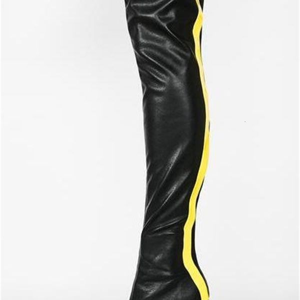 boots the transport of the drop yellow woman patchwork pu pointed zip toe leap stiletto on knee's long leather martin lady d7x5, Black
boots the transport of the drop yellow woman patchwork pu pointed zip toe leap stiletto on knee's long leather martin lady d7x5, Black