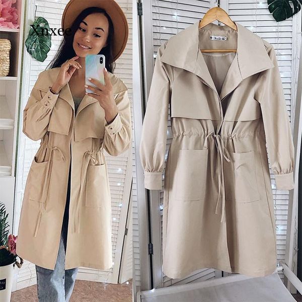 women's trench coats women long section solid color coat light weight casual lady's windbreak collection, Tan;black
women's trench coats women long section solid color coat light weight casual lady's windbreak collection, Tan;black