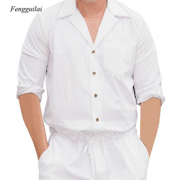 men's tracksuits spring and summer jumpsuit linen drawstring overalls button long-sleeved short casual pants hip-hop streetwear, Gray
men's tracksuits spring and summer jumpsuit linen drawstring overalls button long-sleeved short casual pants hip-hop streetwear, Gray