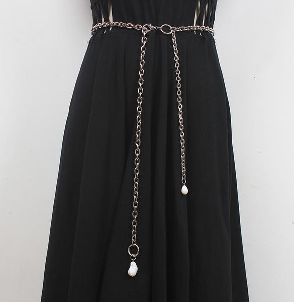 belts women's runway fashion gold metal chain cummerbunds female dress corsets waistband decoration narrow belt r2321, Black;brown
belts women's runway fashion gold metal chain cummerbunds female dress corsets waistband decoration narrow belt r2321, Black;brown