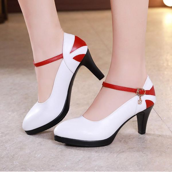 dress shoes big size mix color block heels platform women pumps 2021 autumn buckle high ladies office wedding, Black
dress shoes big size mix color block heels platform women pumps 2021 autumn buckle high ladies office wedding, Black