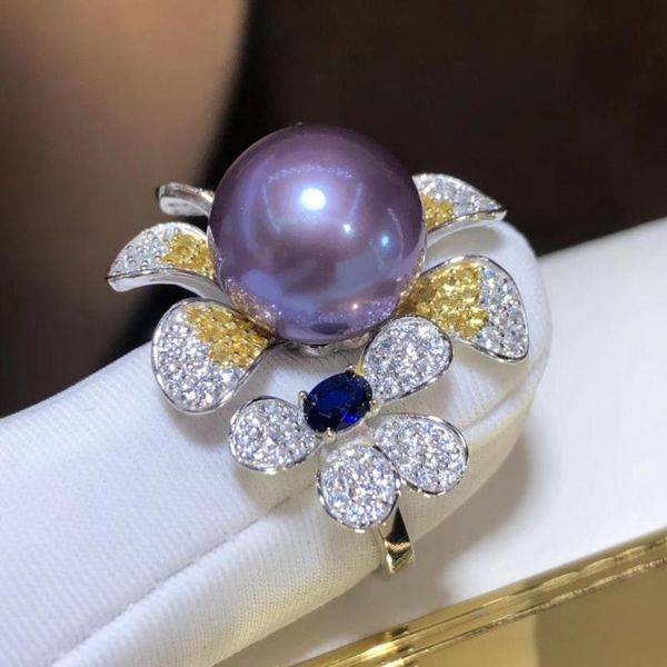 cluster rings d403 pearl ring fine jewelry 925 sterling silver natural 11-12mm fresh water round purple for women presents, Golden;silver
cluster rings d403 pearl ring fine jewelry 925 sterling silver natural 11-12mm fresh water round purple for women presents, Golden;silver