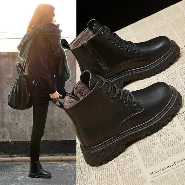 boots europe fashion platform women 2021 leather square heel high shoes quality, Black
boots europe fashion platform women 2021 leather square heel high shoes quality, Black