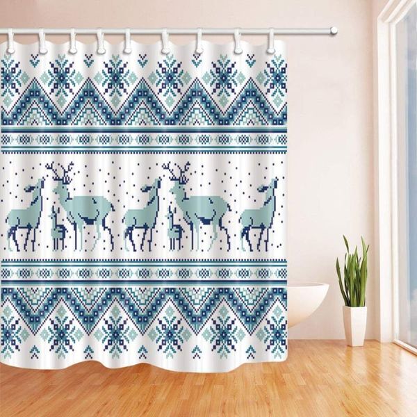 shower curtains ethnic holiday ornament pattern deer bath curtain polyester fabric waterproof hooks included blue
shower curtains ethnic holiday ornament pattern deer bath curtain polyester fabric waterproof hooks included blue