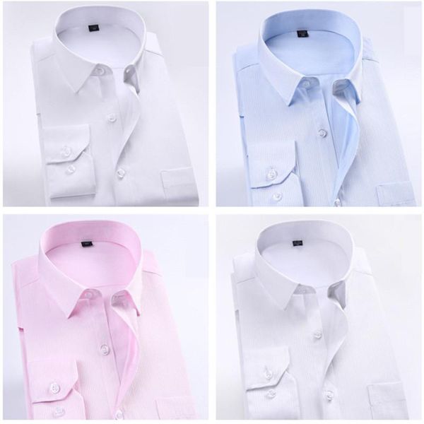 fashion explosion men's striped slim solid color long-sleeve professional shirt business casual square collar shirts, White;black
fashion explosion men's striped slim solid color long-sleeve professional shirt business casual square collar shirts, White;black
