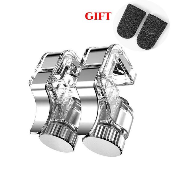 2pcs metal smart phone mobile gaming trigger joystick for pubg gamepad fire button aim key l1r1 shooter controller game controllers & joysti
2pcs metal smart phone mobile gaming trigger joystick for pubg gamepad fire button aim key l1r1 shooter controller game controllers & joysti