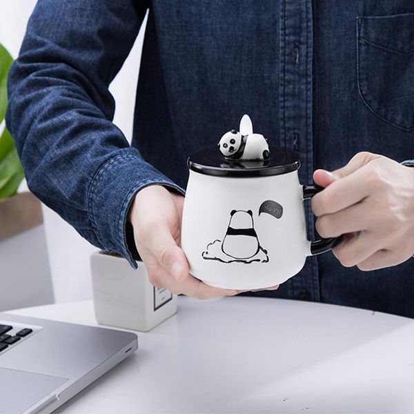 mugs creative cartoon three-dimensional panda ceramic coffee cup lid with spoon large capacity office and home breakfast
mugs creative cartoon three-dimensional panda ceramic coffee cup lid with spoon large capacity office and home breakfast
