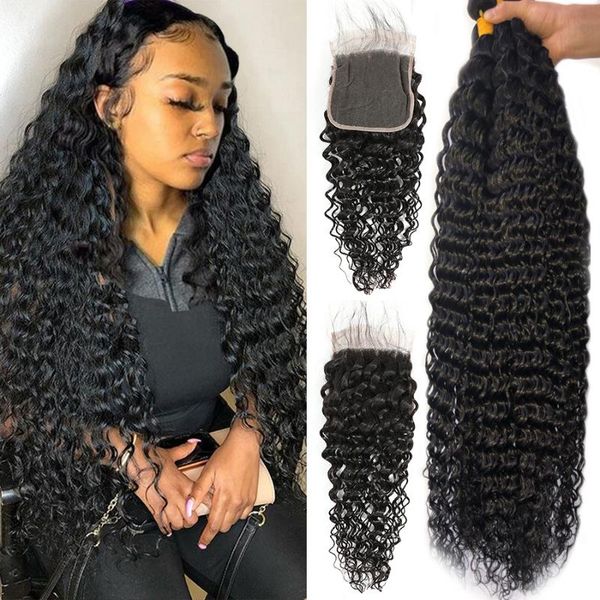 human hair bulks fdx deep wave bundles with closure 6x6 lace 32 34 40 inchs brazilian 30 inch curly, Black
human hair bulks fdx deep wave bundles with closure 6x6 lace 32 34 40 inchs brazilian 30 inch curly, Black