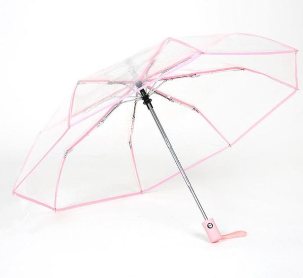 umbrellas three folding umbrellas, small, fresh and lovely fully automatic transparent umbrellas.
umbrellas three folding umbrellas, small, fresh and lovely fully automatic transparent umbrellas.