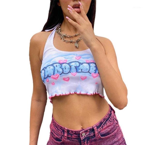 women's tanks & camis women stylish halter letter print summer fashion sleeveless for ladies, White
women's tanks & camis women stylish halter letter print summer fashion sleeveless for ladies, White