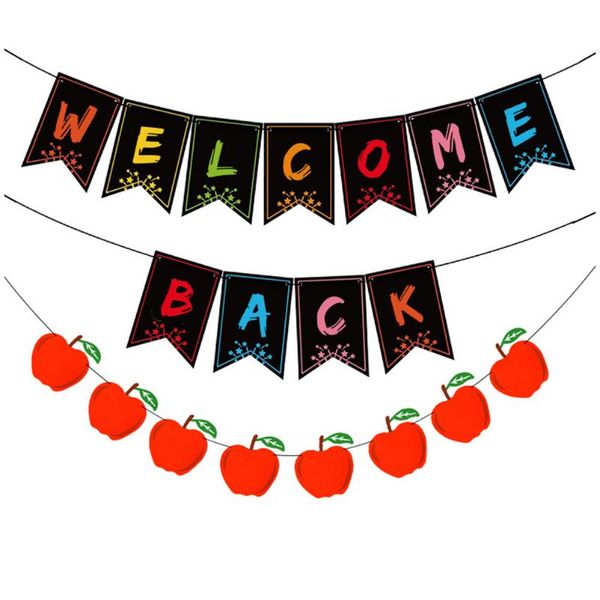 curtain & drapes 2pcs of one bag welcome back banner to school season door flag wall hanging sign for party
curtain & drapes 2pcs of one bag welcome back banner to school season door flag wall hanging sign for party
