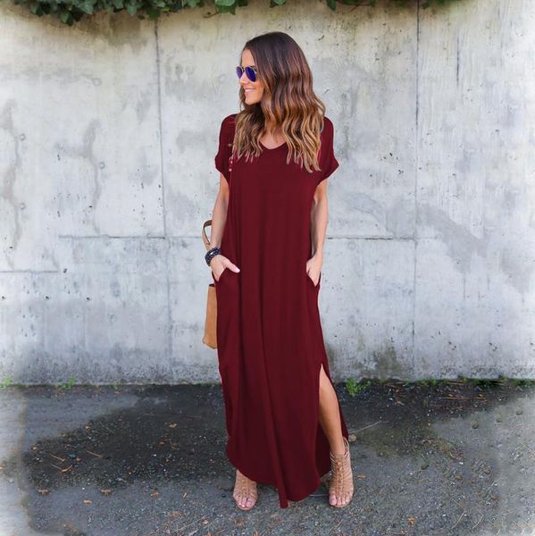 maternity dresses loose casual v neck split baggy pocket long maxi dress short sleeve plus size beachwear spaghetti strap sundress, White
maternity dresses loose casual v neck split baggy pocket long maxi dress short sleeve plus size beachwear spaghetti strap sundress, White