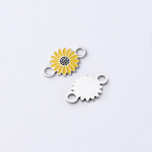 charms 5pcs/lot stainless steel 19mm daisy charm double hole sunflower connector for diy bracelet making jewelry accessories, Bronze;silver
charms 5pcs/lot stainless steel 19mm daisy charm double hole sunflower connector for diy bracelet making jewelry accessories, Bronze;silver