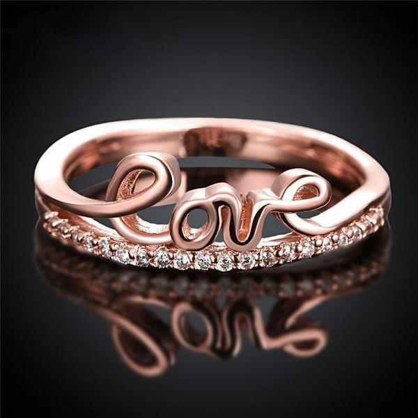 wedding rings drops simple letter love for women /mens &engagement jewelry rose gold color cz fashion couple ring, Slivery;golden
wedding rings drops simple letter love for women /mens &engagement jewelry rose gold color cz fashion couple ring, Slivery;golden