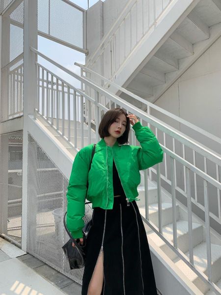 women's jackets 2021 autumn winter fashion green half high neck baseball jacket, pilot short zipper jacket, Black;brown
women's jackets 2021 autumn winter fashion green half high neck baseball jacket, pilot short zipper jacket, Black;brown