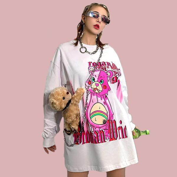 women's hoodies & sweatshirts hoodie women kpop harajuku oversize funny cartoon pattern pullover 2021 autumn winter casual streetwear, Black
women's hoodies & sweatshirts hoodie women kpop harajuku oversize funny cartoon pattern pullover 2021 autumn winter casual streetwear, Black