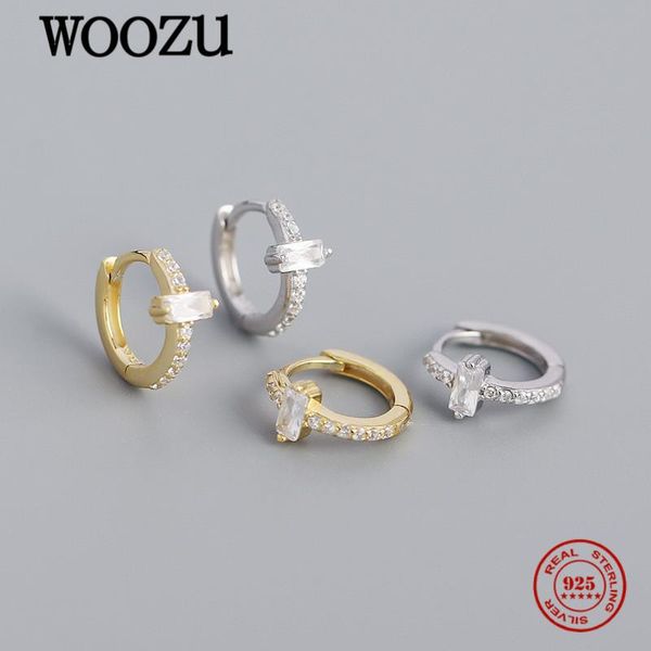hoop & huggie woozu real 925 sterling silver bohemia square pave zircon earrings for women charm party punk men ear buckle jewelry gift, Golden;silver
hoop & huggie woozu real 925 sterling silver bohemia square pave zircon earrings for women charm party punk men ear buckle jewelry gift, Golden;silver