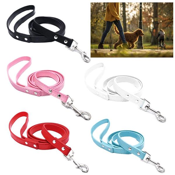 dog collars & leashes pu leather walking rope leash small medium large dogs harness running safe belt pet collar long lead
dog collars & leashes pu leather walking rope leash small medium large dogs harness running safe belt pet collar long lead