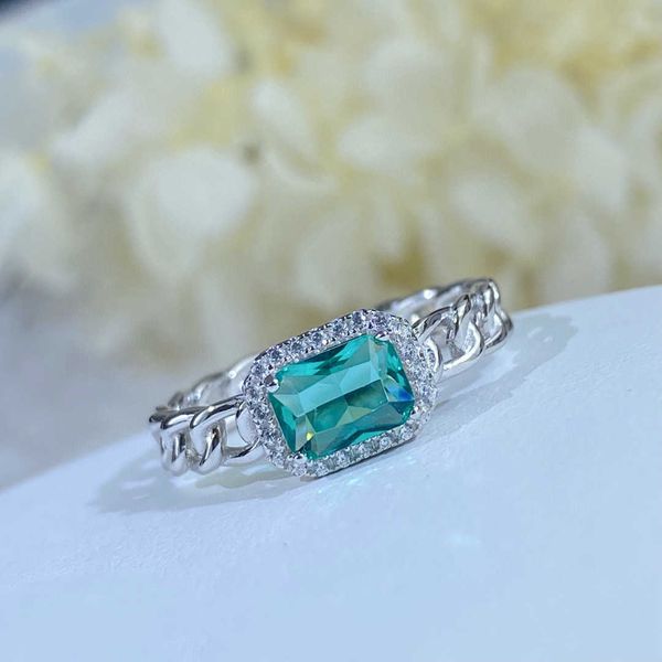 925 sterling silver wedding blue natural paraiba gemstone party wild noble ring jewelry female emerald cut diamond, Golden;silver
925 sterling silver wedding blue natural paraiba gemstone party wild noble ring jewelry female emerald cut diamond, Golden;silver