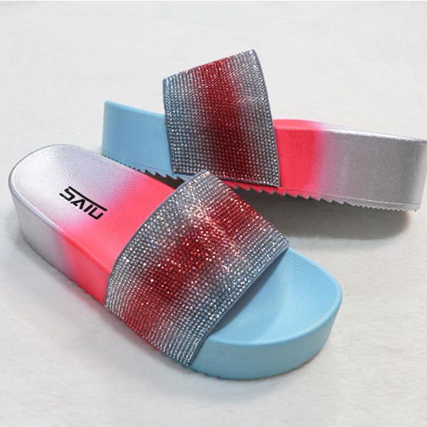 ladies diamond girls rhinestone slides colorful slippers gradient soft bottom non-slip lightweight thick fashion 2021, Black
ladies diamond girls rhinestone slides colorful slippers gradient soft bottom non-slip lightweight thick fashion 2021, Black