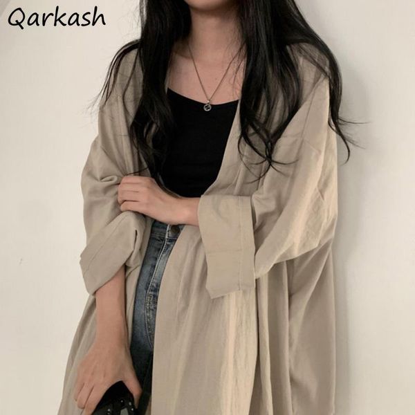 women's trench coats women windbreaker loose chic all-match long style fashion korean outwear ins black casual streetwear woman, Tan;black
women's trench coats women windbreaker loose chic all-match long style fashion korean outwear ins black casual streetwear woman, Tan;black