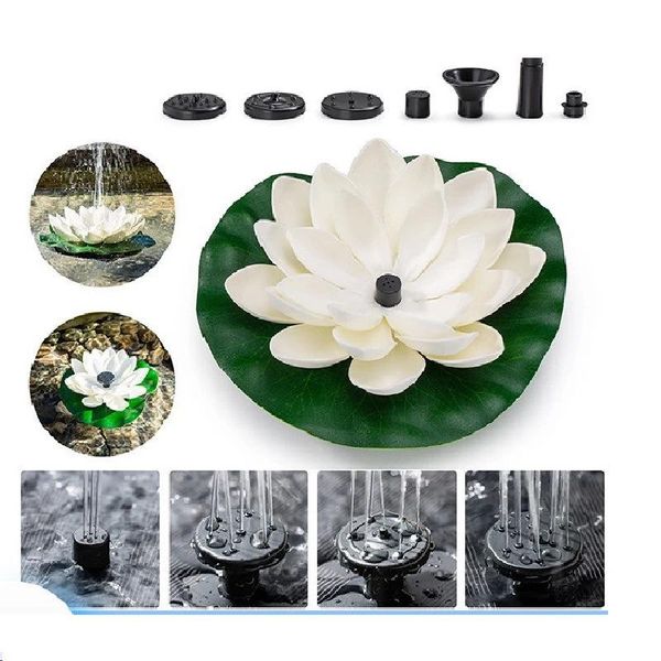 garden decorations lotus leaf style floating solar fountain pool decoration panel powered water pump pond
garden decorations lotus leaf style floating solar fountain pool decoration panel powered water pump pond