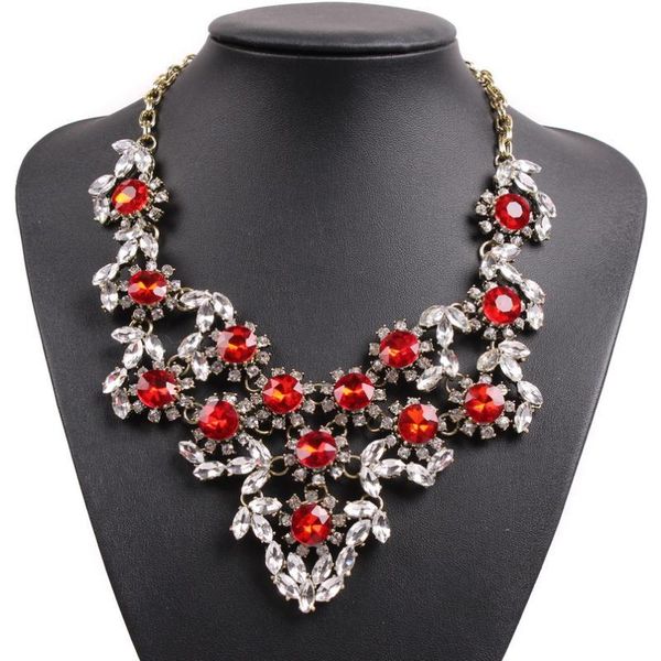 new arrival design fashion bib gold chain pendant crystal chunky statement necklace for women spring jewelry, Silver
new arrival design fashion bib gold chain pendant crystal chunky statement necklace for women spring jewelry, Silver