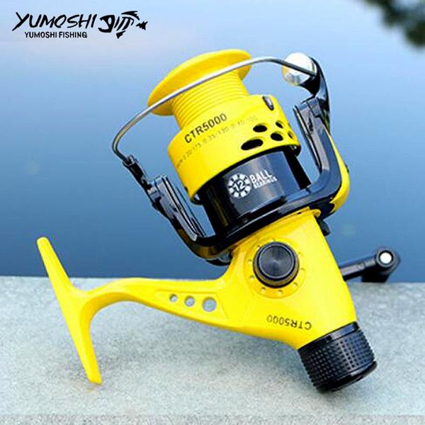 baitcasting reels wheels rear brake reel flying fishing 12 ball bearing g-ratio 5.5:1/ 5.2:1 carretilhas de pescaria moulinet peche
baitcasting reels wheels rear brake reel flying fishing 12 ball bearing g-ratio 5.5:1/ 5.2:1 carretilhas de pescaria moulinet peche