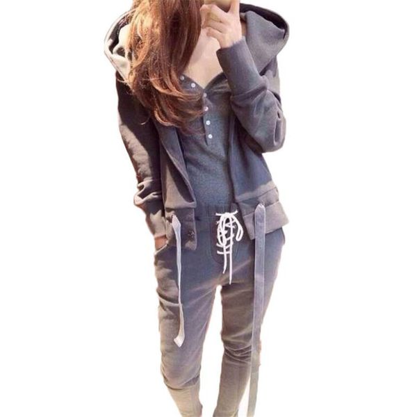 sports and leisure suit women's 3 piece suit pull rope hooded sweatshirt camisole elastic waist long pants classic three-piece 210507, White
sports and leisure suit women's 3 piece suit pull rope hooded sweatshirt camisole elastic waist long pants classic three-piece 210507, White