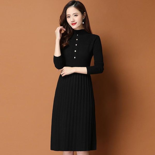 women's sweaters sweater dress woman korean dresses for women autumn winter knitted ladies fashion elegant 2021 pull femme pph2377, White;black
women's sweaters sweater dress woman korean dresses for women autumn winter knitted ladies fashion elegant 2021 pull femme pph2377, White;black