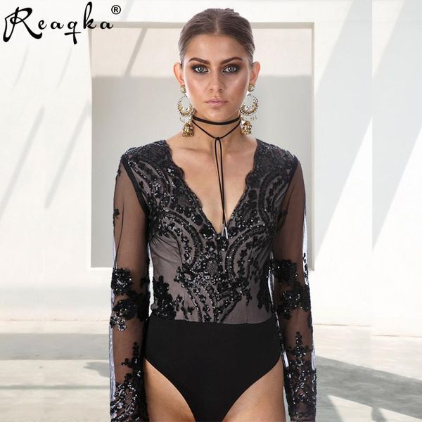 reaqka golden sequin mesh bodysuit women playsuit transparent sleeve leotard v neck elegant jumpsuit romper xl women's jumpsuits &, Black;white
reaqka golden sequin mesh bodysuit women playsuit transparent sleeve leotard v neck elegant jumpsuit romper xl women's jumpsuits &, Black;white