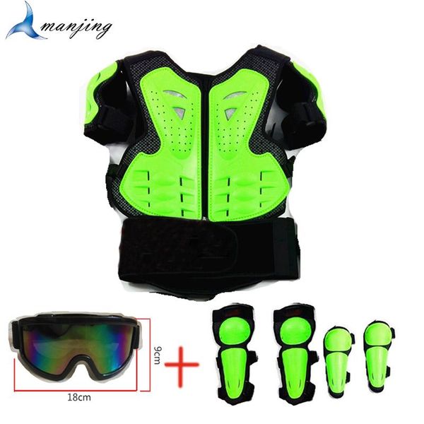 motorcycle armor vest goggles knee elbow set child motocross body protective gear atv dirt bike suits guard racing riding waistcoat
motorcycle armor vest goggles knee elbow set child motocross body protective gear atv dirt bike suits guard racing riding waistcoat