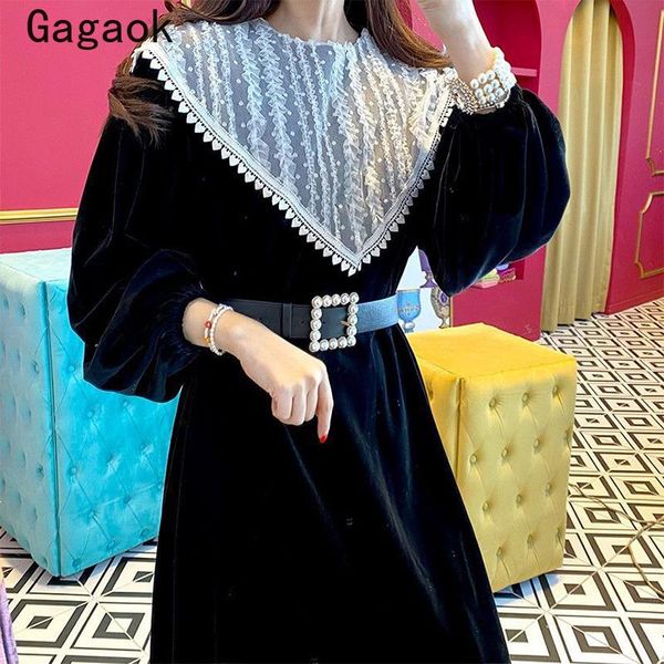 casual dresses gagaok court style women dress 2021 spring autumn patchwork office lady a-line mid-calf korean chic wild vestidos, Black;gray
casual dresses gagaok court style women dress 2021 spring autumn patchwork office lady a-line mid-calf korean chic wild vestidos, Black;gray