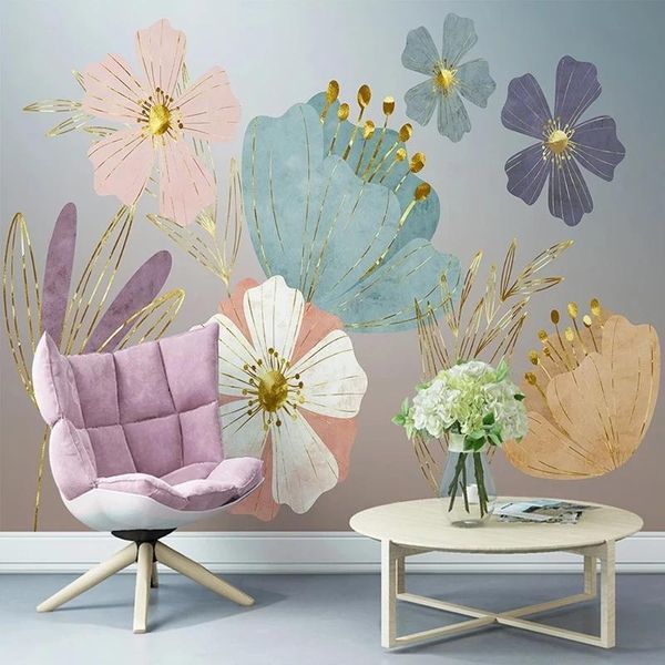 custom self adhesive wallpaper modern simple plant flower golden creative art decor living room tv sofa bedroom mural waterproof wallpapers
custom self adhesive wallpaper modern simple plant flower golden creative art decor living room tv sofa bedroom mural waterproof wallpapers