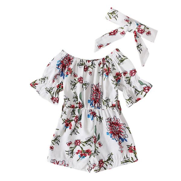 girl's dresses 12m-4t summer baby kids girls clothes flare sleeve flower print romper jumpsuit headband set outfit baby's clothing, Red;yellow
girl's dresses 12m-4t summer baby kids girls clothes flare sleeve flower print romper jumpsuit headband set outfit baby's clothing, Red;yellow