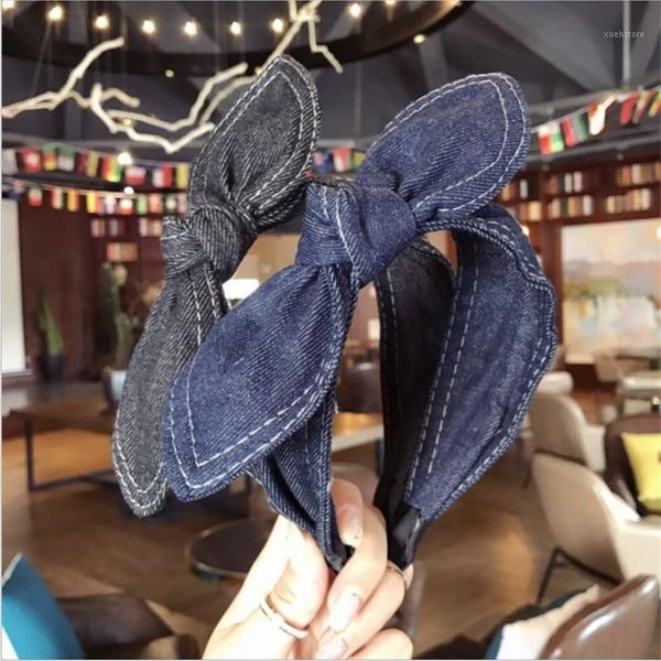 fashion headband wild hair accessories women denim fabric change ears bow fine side hairbands girl band1
fashion headband wild hair accessories women denim fabric change ears bow fine side hairbands girl band1