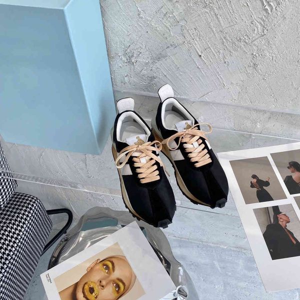 family b's 2021 spring and summer new flat bottomed raised muffin lace up shoes trend fashion leisure lovers' german training wome, Black
family b's 2021 spring and summer new flat bottomed raised muffin lace up shoes trend fashion leisure lovers' german training wome, Black
