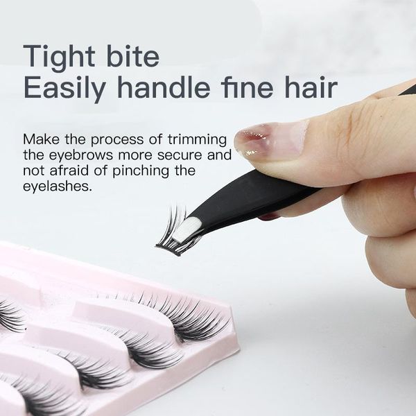 eyebrow tools & stencils 1pc black false eyelashes tweezers stainless steel curler trimming oblique flat mouth women's cosmetics tool
eyebrow tools & stencils 1pc black false eyelashes tweezers stainless steel curler trimming oblique flat mouth women's cosmetics tool