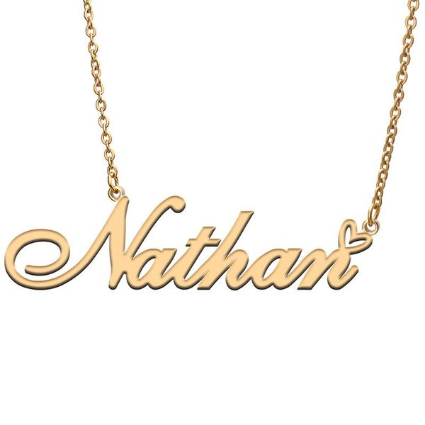 pendant necklaces nathan love heart name necklace personalized gold plated stainless steel collar for women girls friends birthday wedding g, Silver
pendant necklaces nathan love heart name necklace personalized gold plated stainless steel collar for women girls friends birthday wedding g, Silver