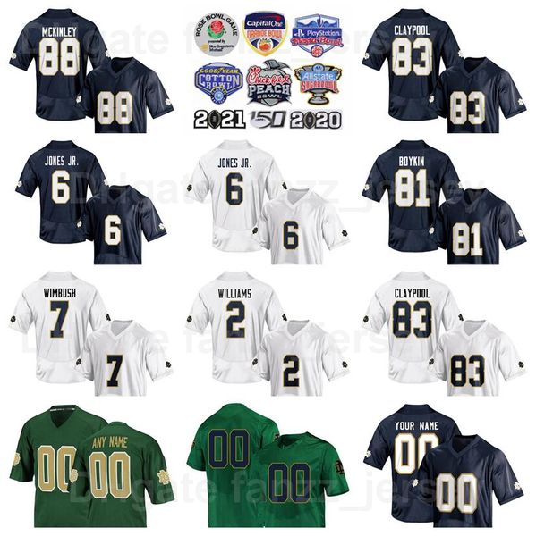 ncaa football college 88 javon mckinley jersey notre dame fighting irish 6 tony jones jr 83 chase claypool 2 dexter williams 81 miles boykin, Black
ncaa football college 88 javon mckinley jersey notre dame fighting irish 6 tony jones jr 83 chase claypool 2 dexter williams 81 miles boykin, Black