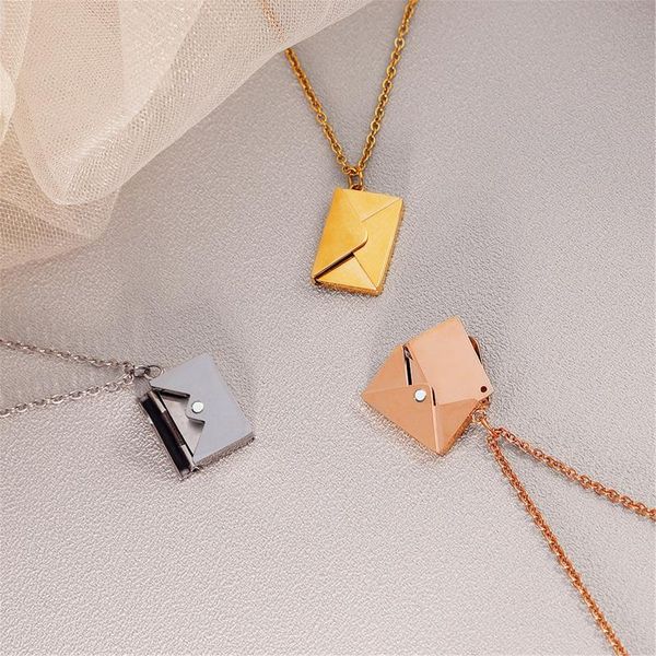 chains the envelope necklace shows off your unique temperament and can be opened message pendant forl mother day gif, Silver
chains the envelope necklace shows off your unique temperament and can be opened message pendant forl mother day gif, Silver