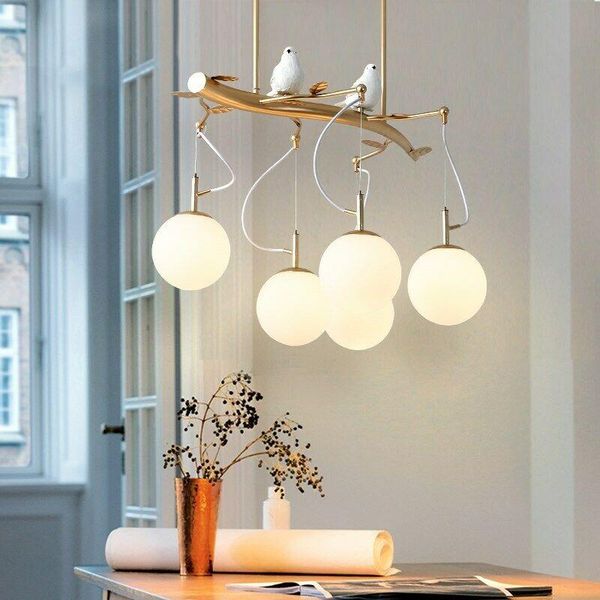 pendant lamps modern glass birds lights hanging lamp for restaurant kitchen shop white globe light 110v 220v
pendant lamps modern glass birds lights hanging lamp for restaurant kitchen shop white globe light 110v 220v