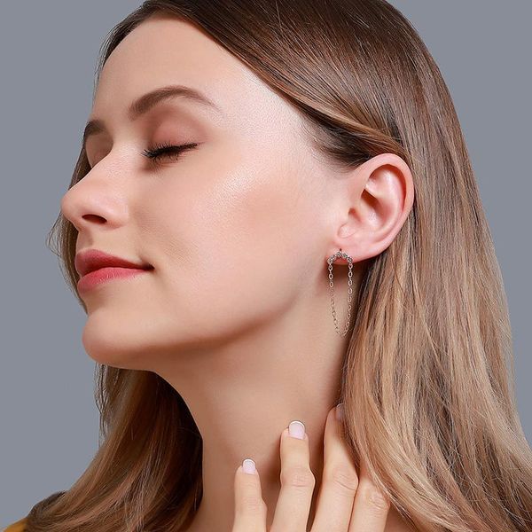Dangle & Chandelier Simple Long Tassel Chain Earrings Five Rhinestone Minimalist Gold Silver Color Drop Earring Jewelry Accessories For Wome
Dangle & Chandelier Simple Long Tassel Chain Earrings Five Rhinestone Minimalist Gold Silver Color Drop Earring Jewelry Accessories For Wome