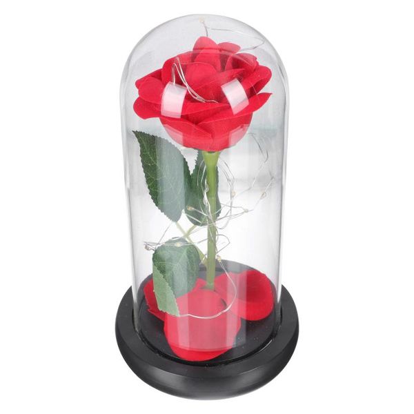 decorative flowers & wreaths 1pc rose flower in glass dome with led string light unique gifts for girls
decorative flowers & wreaths 1pc rose flower in glass dome with led string light unique gifts for girls