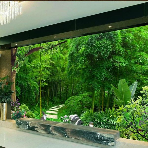 custom 3d mural self adhesive wallpaper living room bedroom sofa tv background wall green bamboo fresh po waterproof wallpapers
custom 3d mural self adhesive wallpaper living room bedroom sofa tv background wall green bamboo fresh po waterproof wallpapers