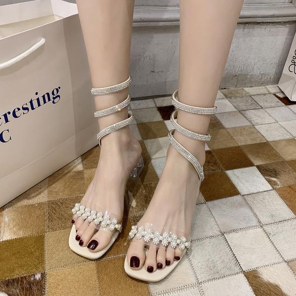 dress shoes fairy wind snake-shaped winding sandals female ins tide 2021 summer pearl transparent thick heel with skirt, Black
dress shoes fairy wind snake-shaped winding sandals female ins tide 2021 summer pearl transparent thick heel with skirt, Black