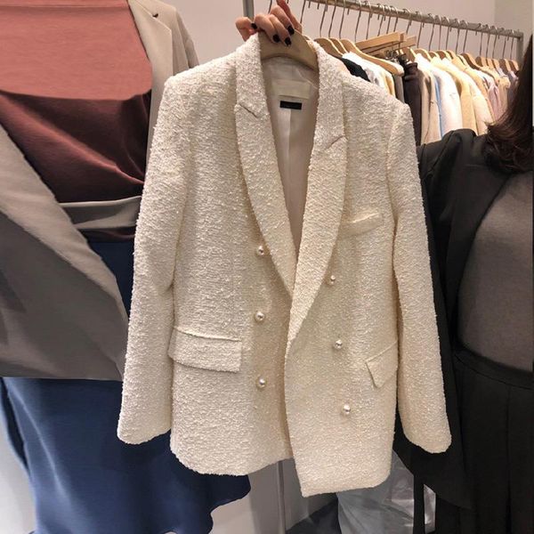 blazer women 2021 double breasted spring coat woman blazers casual work suit long sleeve jacket mujer chic cotton women's suits &, White;black
blazer women 2021 double breasted spring coat woman blazers casual work suit long sleeve jacket mujer chic cotton women's suits &, White;black