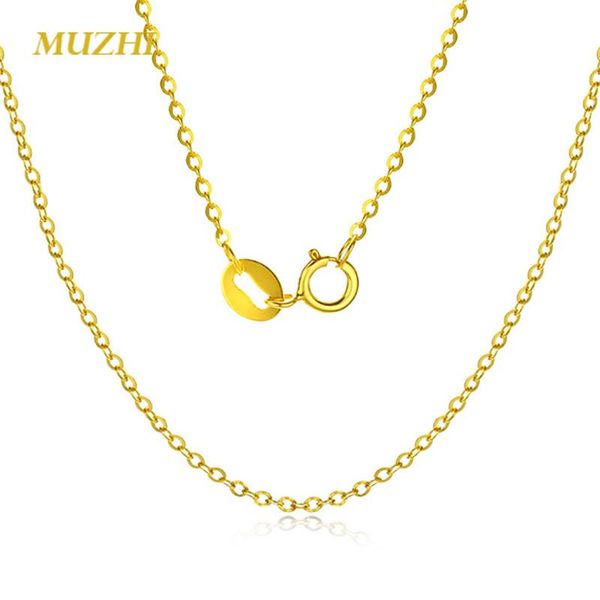 chains muzhi real 18k soild gold necklace o shape chain ladies clavicle accessories simple style gifts for women fine jewelry, Silver
chains muzhi real 18k soild gold necklace o shape chain ladies clavicle accessories simple style gifts for women fine jewelry, Silver